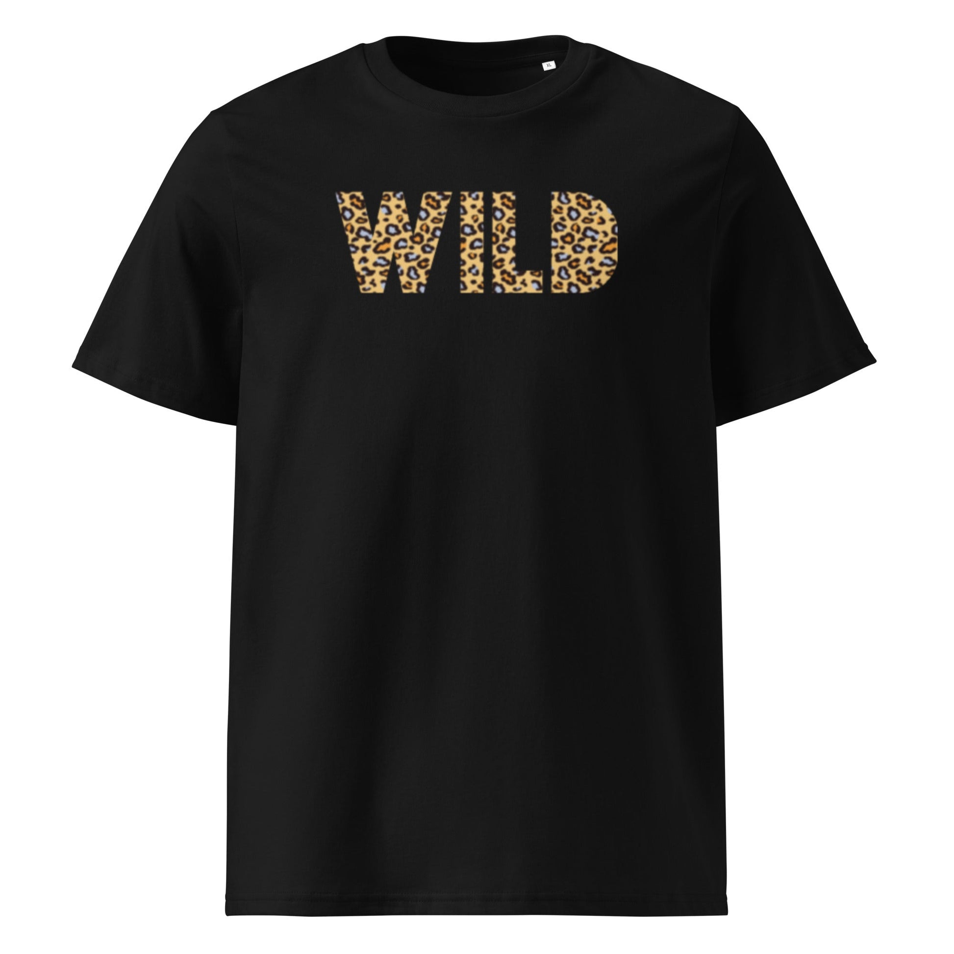 WILD Women's black organic cotton t-shirt - Bull & Node