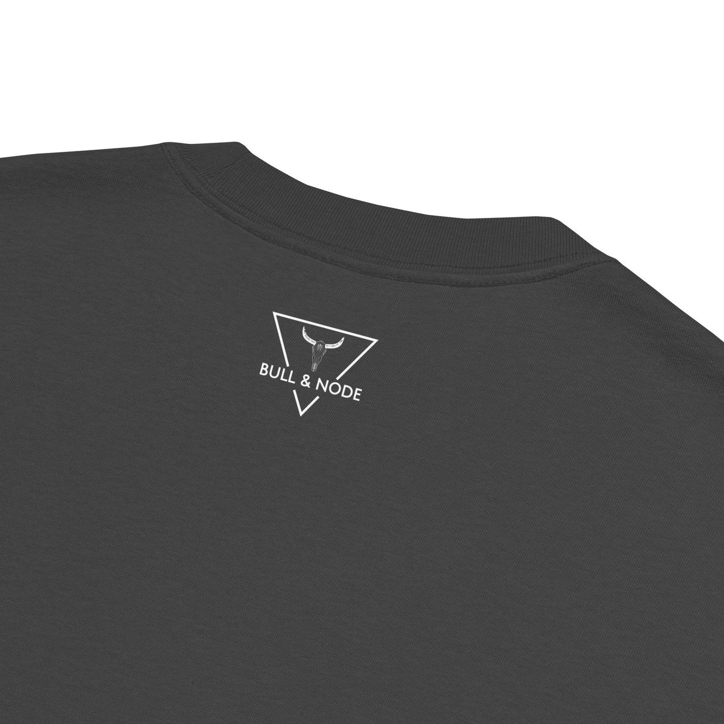 WILD Women's black oversized faded t-shirt - Bull & Node