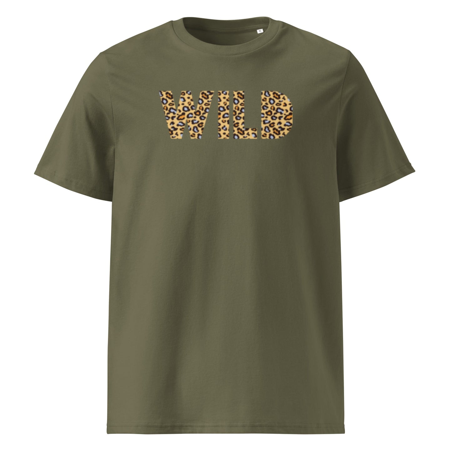 WILD Women's khaki organic cotton t-shirt - Bull & Node