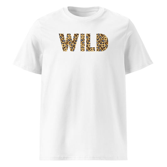 WILD Women's white organic cotton t-shirt - Bull & Node