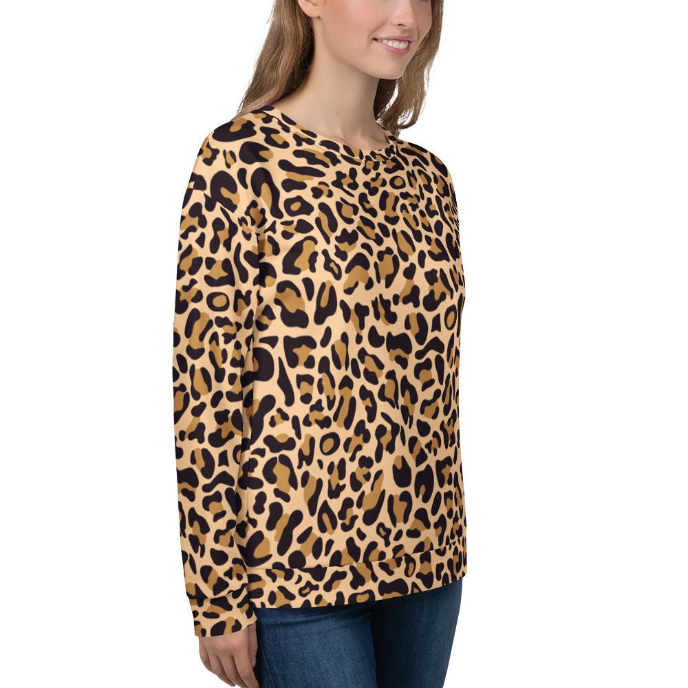 Women's leopard print sweatshirt - Bull & Node