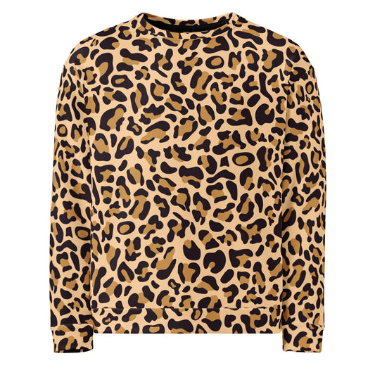 Women's leopard print sweatshirt - Bull & Node