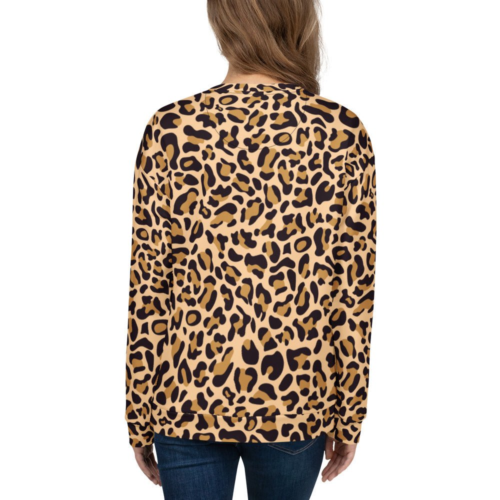 Women's leopard print sweatshirt - Bull & Node